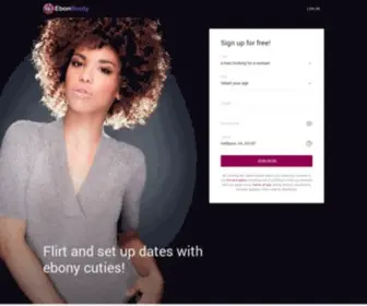 Ebonbooty.com(Black dating with) Screenshot