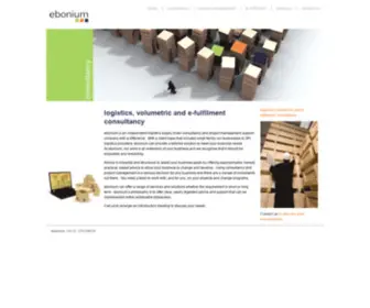 Ebonium.co.uk(Consultancy, project management and e-fulfilment) Screenshot