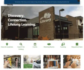 Ebonnerlibrary.org(The mission of The Library) Screenshot