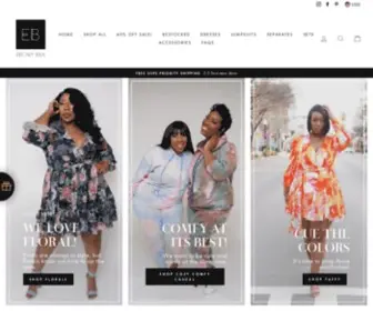 Ebonybea.com(A fashion brand for lifestyle conscious + ambitious plus size women) Screenshot