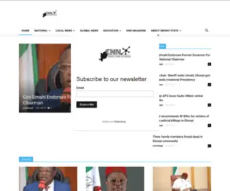 Ebonyinewsnetwork.com.ng(Ebonyi News Network) Screenshot