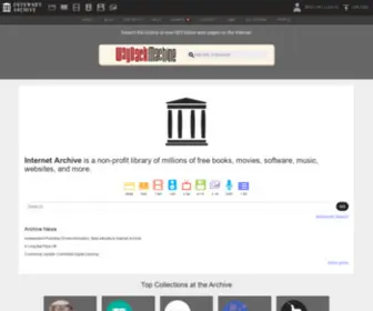 Ebookarchive.org(The Petabox) Screenshot
