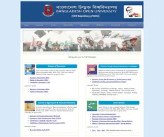 Ebookbou.edu.bd(Bangladesh Open University) Screenshot