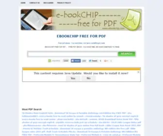 Ebookchip.com(Free Ebook) Screenshot