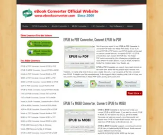Ebookconverter.com(EBook Converter Official Website) Screenshot