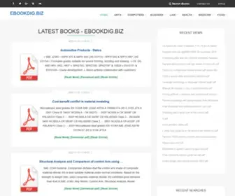 Ebookdig.biz(Free Ebook Download) Screenshot
