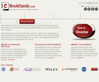 Ebookhands.com(EBook Conversion Services) Screenshot