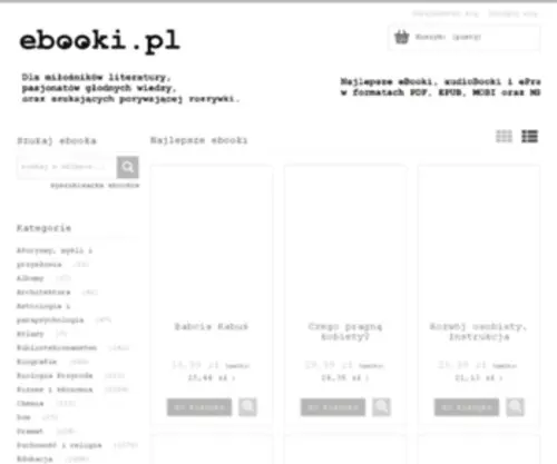 Ebooki.pl(Ebooki) Screenshot