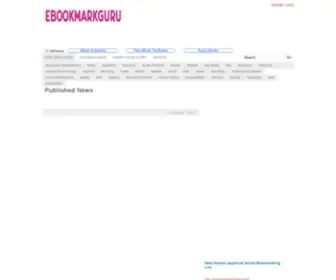 Ebookmarkguru.com(News) Screenshot