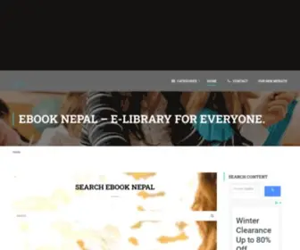 Ebooknepal.com(Ebook Nepal) Screenshot