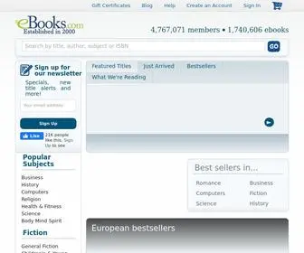 Ebooks.com(Buy Fiction) Screenshot