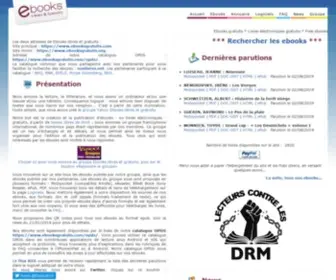 Ebooksgratuits.org(Ebooks libres et gratuits) Screenshot