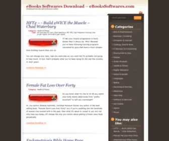 Ebookssoftwares.com(EBooks Softwares Download) Screenshot