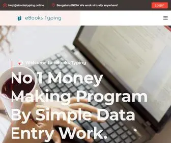 Ebookstyping.online(EBooks Typing) Screenshot