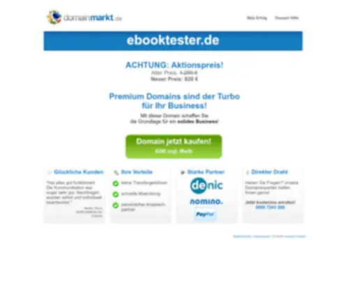 Ebooktester.de(Der große eBook) Screenshot