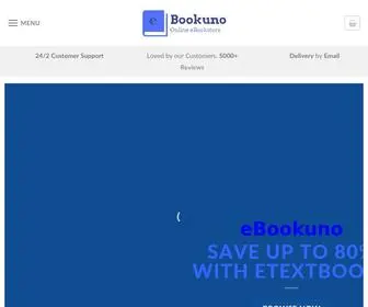 Ebookuno.com(Online eTextbooks Store) Screenshot