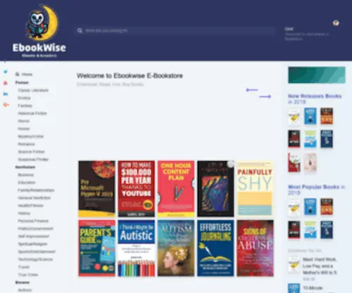 Ebookwise.com(EBook Reader) Screenshot