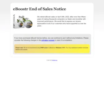 Eboostr.com(How to Make Your Computer Faster) Screenshot
