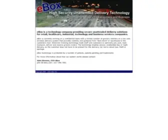 Ebox.com(Unattended Logistics) Screenshot