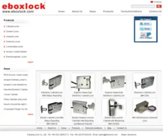 Eboxlock.com(Eboxlock electronic cabinet lock) Screenshot