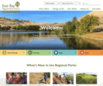 Ebparks.org(Healthy Parks Healthy People) Screenshot