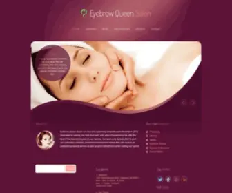 EbqSalon.com(Eyebrow Queen Salon) Screenshot
