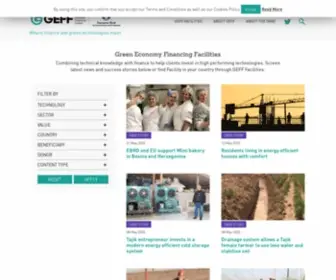 Ebrdgeff.com(The Green Economy Financing Facility) Screenshot