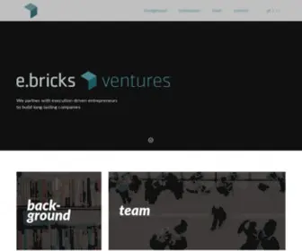 Ebricksventures.com(E.Bricks Ventures) Screenshot