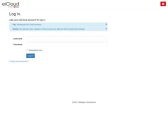 Ebridgecloud.com(Log in) Screenshot