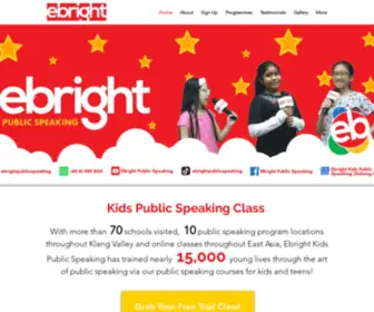 Ebright.my(Kids Public Speaking Class) Screenshot