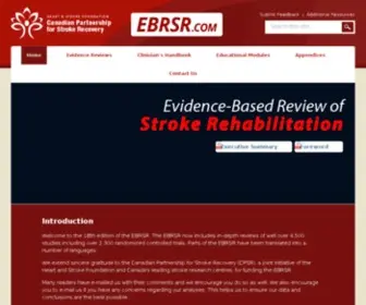 EBRSR.com(Based Review of Stroke Rehabilitation) Screenshot