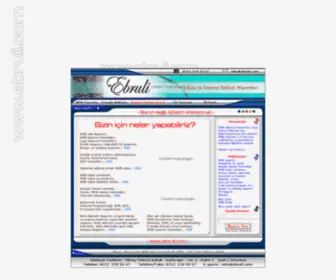 Ebruli.com(Ebruli Bilişim ve İnternet Reklam Hizmetleri) Screenshot