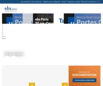 EBS-Paris.com(EBS European Business School Paris) Screenshot