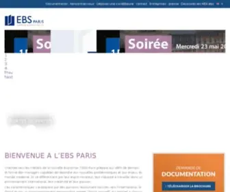 EBS-Paris.fr(Accueil) Screenshot