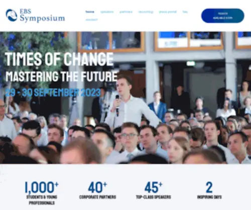 EBS-SYmposium.eu(The EBS Symposium) Screenshot