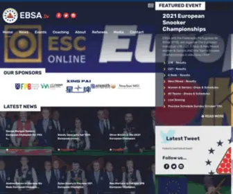 Ebsa.tv(European Billiards & Snooker Association) Screenshot