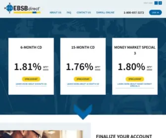 Ebsbdirect.com(Welcome East Boston Savings Bank Customers) Screenshot