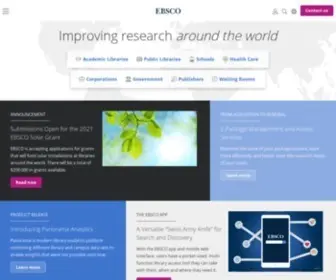 Ebsco.com(EBSCO Information Services) Screenshot