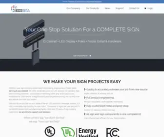 Ebscosigns.com(Wholesale LED Signs and LED Displays) Screenshot