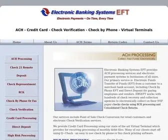 Ebseft.com(ACH Processing Electronic Payment Solutions) Screenshot