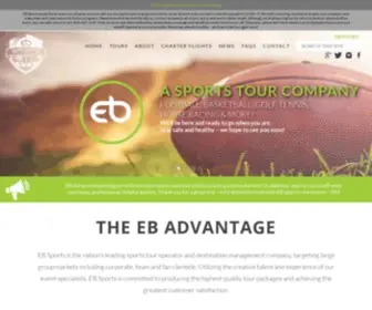 Ebsportstours.com(EB SPORTS) Screenshot