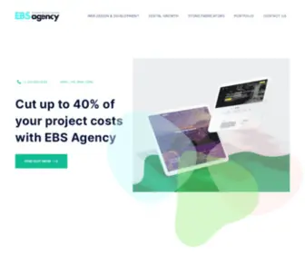 Ebswebagency.com(EBS agency specializes in accelerating business growth through custom web design/development) Screenshot