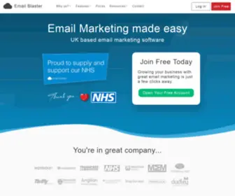 EBTK.co.uk(Email Blaster) Screenshot