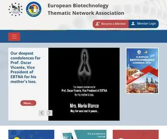 Ebtna.eu(European Biotechnology Thematic Network Association) Screenshot