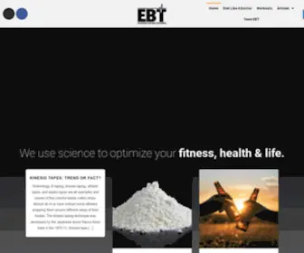 Ebtofficial.com(Evidence Based Training) Screenshot