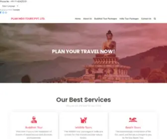 Ebudhaindia.com(Buddhist pilgrimage packages) Screenshot