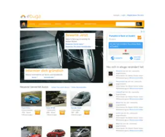 Ebuga.de(Ebuga das social network zum Auto) Screenshot