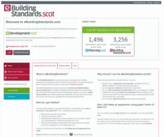 Ebuildingstandards.scot(Ebuildingstandards scot) Screenshot