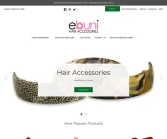 Ebuni.com(Ebuni Hair Accessories) Screenshot