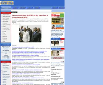 Eburneanews.net(EburneaNews web Portal) Screenshot